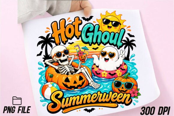 Download Hot Ghoul Summerween Sublimation PNG - Premium Resources