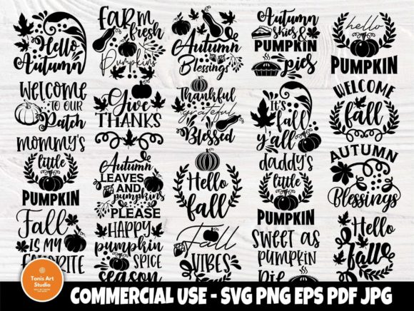 Download Fall SVG Bundle, Autumn Svg, Pumpkin Svg - Fall svg Collection