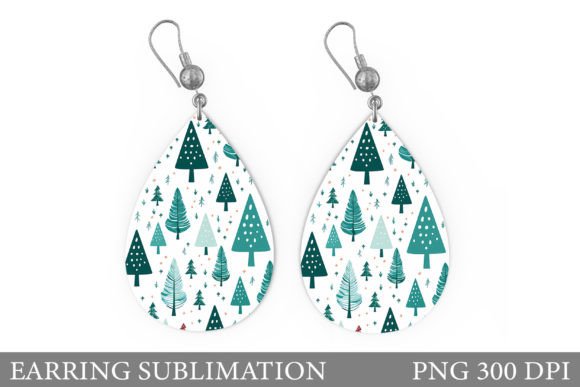 Download Christmas Tree Earring Sublimation - Earring sublimation Collection