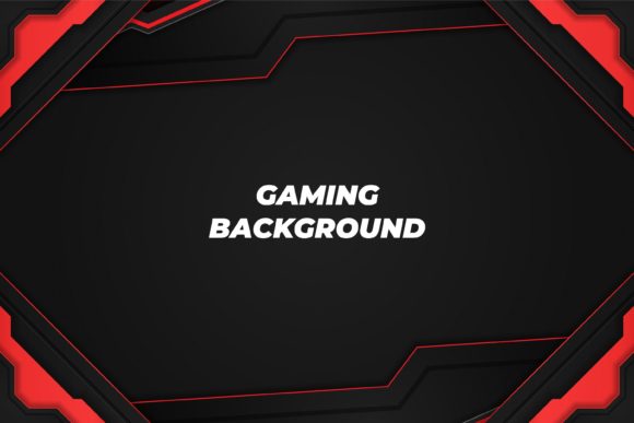 Download Gaming Background Black and Red - Gaming background Collection