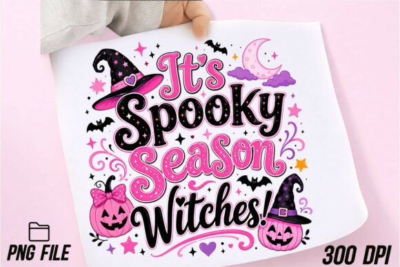 Download Pink Halloween Witch It’s Spooky Season - Premium Resources