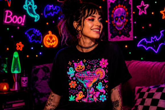 Download Neon Ghost Margarita PNG - Premium Resources