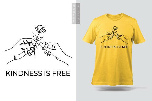 Download Kindness is Free Quote Typography - Quote typography Collection