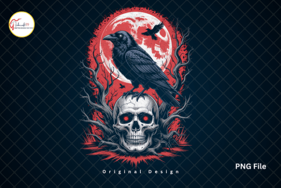 Download Gothic Raven Skull PNG, Halloween PNG - Goth Collection