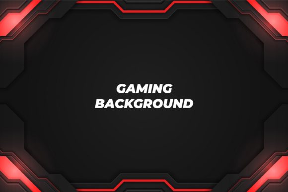 Download Gaming Background Black and Red - Gaming background Collection
