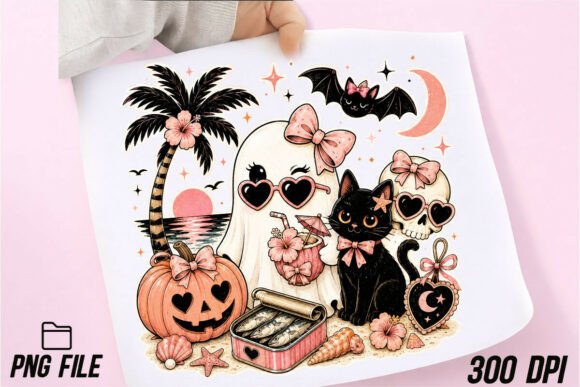 Download Pink Coquette Ghost Halloween PNG - Premium Resources